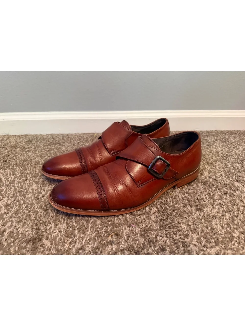 Stacy Adams Desmond Monk Strap Shoe Men’s 9.5